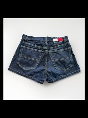 Vintage Tommy Hilfiger Jean Shorts Womens Sz 9 Blue Denim Y2K